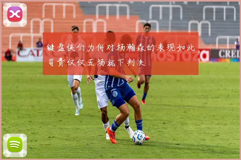 键盘侠们为何对杨瀚森的表现如此苛责仅仅五场就下判决